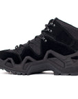 Breathable hiking boots with anti-slip soles and memory foam insoles, providing superior ankle support and comfort during outdoor activities.