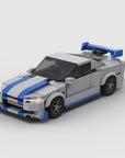 Nissan GTR R34 Sports Car Brick Toy