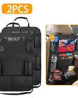Car Backseat Organizer with Touch Screen Tablet Holder