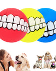 Pet Ball Teeth Silicon Chew Toys for Large Breeds