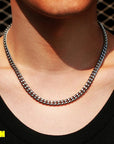 Daily Wearing Cuban Link Chain Choker - Gold Minimalist Jewelry for Him & Her