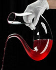Crystal U-shaped 1500ml Wine Decanter