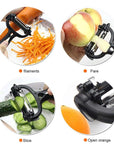Kitchen peeler Multifunctional peeler Vegetable peeler Fruit peeler Julienne slicer Kitchen utensil Culinary tool Cooking accessory Kitchen gadget Peel, slice, julienne