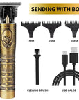 All-in-one men's grooming kit with professional trimming tools