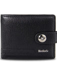 Men's Retro Woven Pattern Leather Wallet – Vintage & Stylish Bifold Wallet