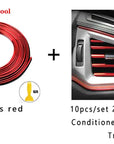 Alt Text: Vibrant car trim moulding tape in multiple colors, ideal for personalizing both interior and exterior car designs.