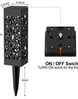 Solar Powered Waterproof Vintage Garden Light