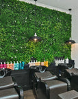 White oasis artificial vertical garden Faux vertical garden with white oasis design Artificial oasis wall panel with white foliage Decorative vertical garden featuring white oasis accents Synthetic oasis wall with lifelike white plants White oasis artificial green wall for indoor and outdoor decor Oasis-inspired artificial greenery wall with white elements Faux vertical garden panel adorned with white oasis motifs White oasis artificial plant wall for home and event decor