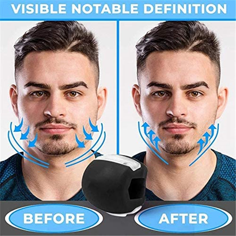 Facial Jaw Exerciser Gym Fitness Ball Jawline Muscle Training