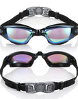 Clear Comfortable Swimming Goggles UV- Anti-Fog Swim Glasses Mirror Adult & Kids