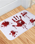 Halloween Blood Footprint Door Mat