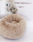 Round Long Hairy Autumn And Winter Nest Pad Cat Mattress