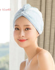 Women's Hair Dryer Cap, Absorbent Dry Hair Towel