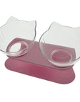 Cat Double Bowl Cat Food Bowl Protects Cervical Vertebra