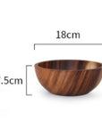 Acacia wooden bowl wooden tableware