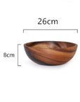 Acacia wooden bowl wooden tableware