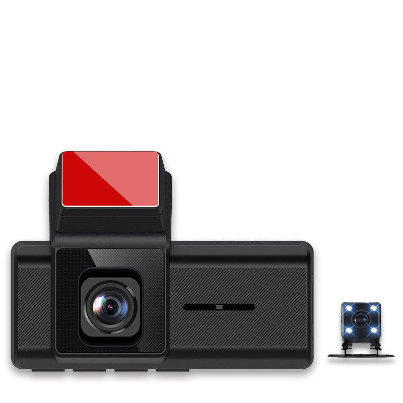 FOCUWAY T5 dash cam featuring a hidden driving recorder design with front and rear dual lenses for full vehicle coverage. Equipped with 170° shooting angle and 12 million pixels, it captures clear footage of both the front and rear, ideal for discreet installation on the front windshield.
