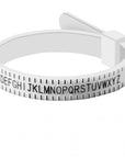 Standard Ring Measuring Ruler Finger Size Measuring Tape With Ring