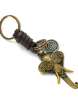 Women's Fashion Vintage Handwoven Leather Keychain