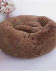 Round Long Hairy Autumn And Winter Nest Pad Cat Mattress