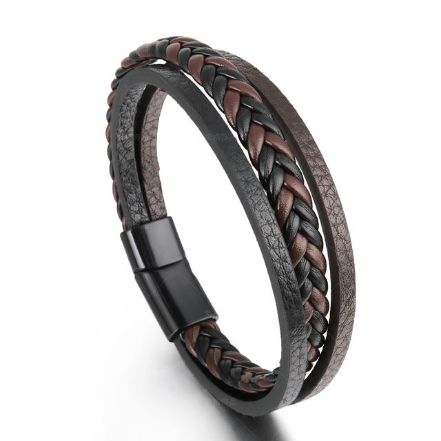 Cattle Leather Bracelet | Genuine Leather Jewelry for Sustainable Fashion