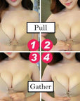 Large Size Strapless Bra Adhesive Sticky Push Up Bras For Women Rabbit Brassiere Lingerie Invisible Women Hot