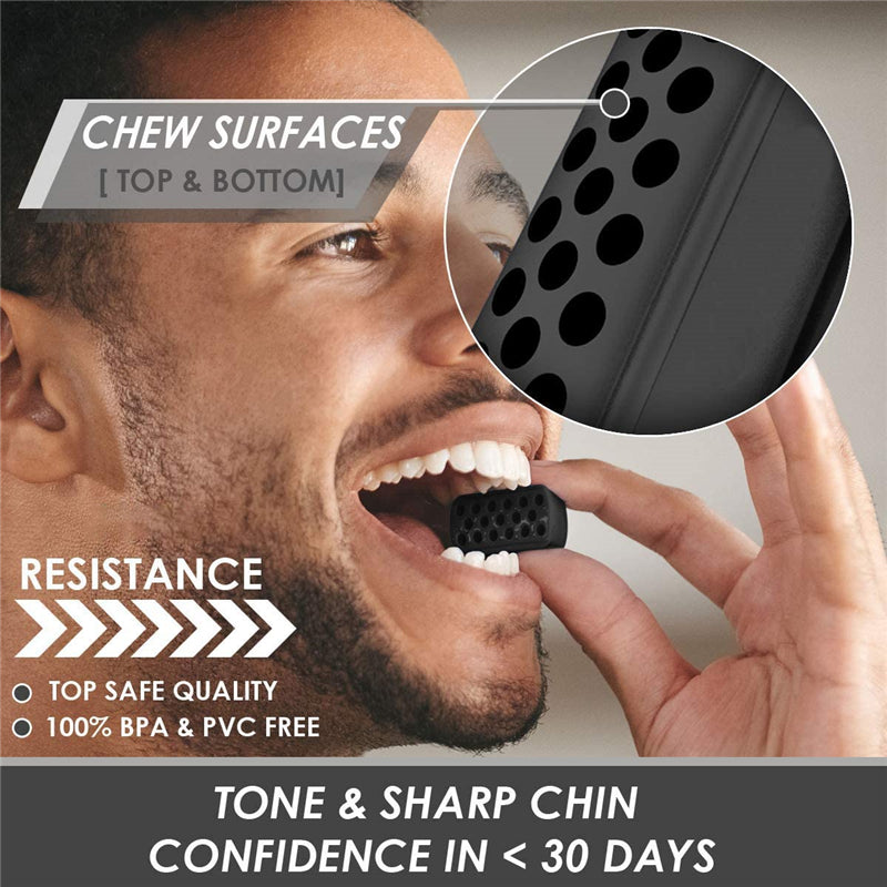 Facial Jaw Exerciser Gym Fitness Ball Jawline Muscle Training