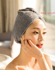 Women's Hair Dryer Cap, Absorbent Dry Hair Towel