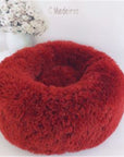 Round Long Hairy Autumn And Winter Nest Pad Cat Mattress