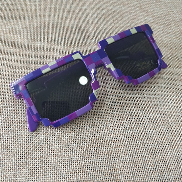 Gafas de sol de mosaico para cosplay