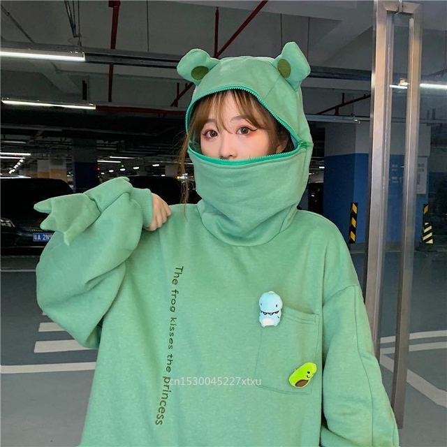 Unisex Frog Zipper Hoodie – Cute & Cozy Frog Sweatshirt