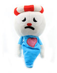 Cuphead merchandise Collectible plushies Video game plush dolls Cuphead characters Cartoon plush toys Mugman plushies Cute game character dolls Cuphead fan merchandise Stuffed Cuphead figures Animated plush collectibles