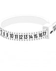 Standard Ring Measuring Ruler Finger Size Measuring Tape With Ring