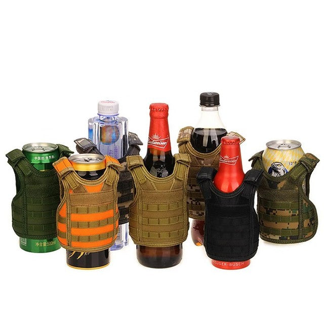 Tactical bottle vest Bottle holder vest Drink carrier vest Beverage vest Tactical gear for bottles Outdoor bottle holder Bottle holster vest Drink vest for hiking Tactical hydration vest Bottle storage vest