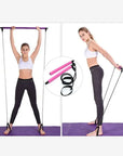 Portable Pilates Bar and Resistance Band