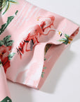 Hawaiian Shirt for Men Flamingo Short Sleeve Casual Button down Shirts Summer Beach Shirt