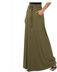 Full Size Soft Maxi Skirt