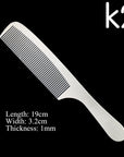 Stainless Steel Silver Barber Comb