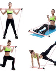 Portable Pilates Bar and Resistance Band