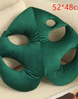 Green Leaf Plush Pillows