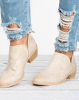 Autumn Women Shoes Retro High Heel Ankle Boots