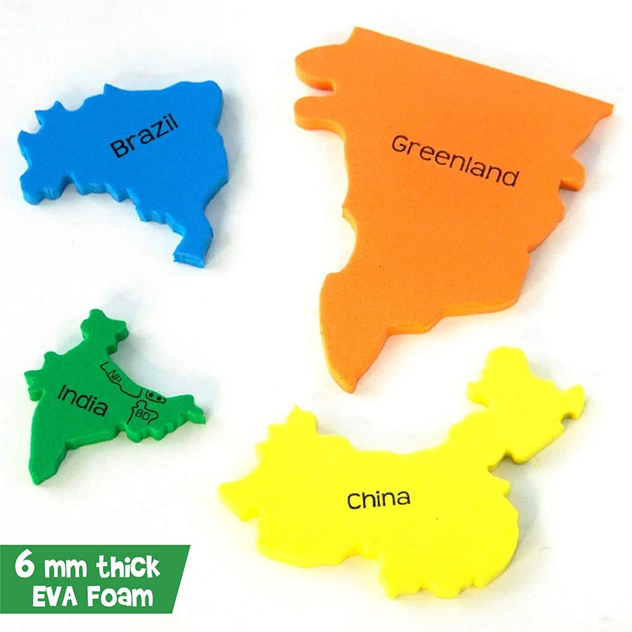 Mapology World Map Puzzle | Educational Toys for Kids 5-7 | Puzzles for Kids Ages 4-8 | Map of the World | 6 Year Old Boy Gifts & Girl Gifts