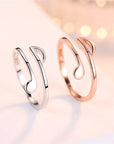 Luxury Jewelry Adjustable Music Rings