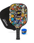 Pickleball Paddle - USAPA Approved Graphite Carbon Fiber Racquet Polypropylene Honeycomb Core Pickle Ball Paddle