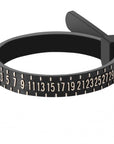 Standard Ring Measuring Ruler Finger Size Measuring Tape With Ring