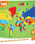 Mapology World Map Puzzle | Educational Toys for Kids 5-7 | Puzzles for Kids Ages 4-8 | Map of the World | 6 Year Old Boy Gifts & Girl Gifts