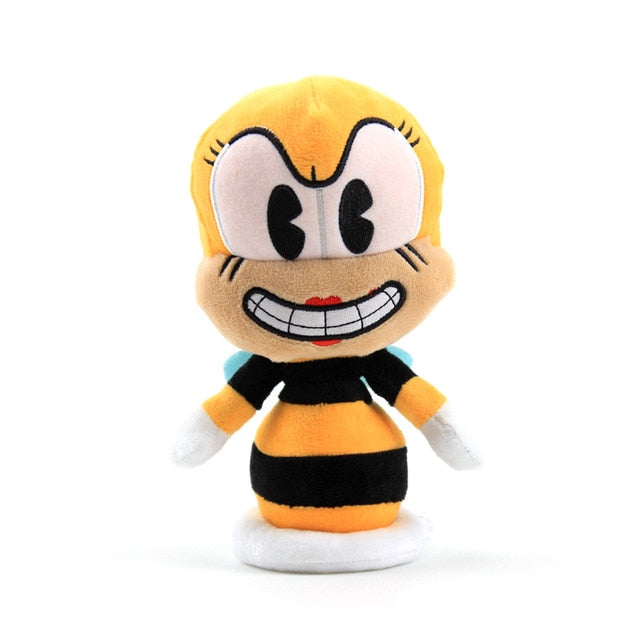 Cuphead merchandise Collectible plushies Video game plush dolls Cuphead characters Cartoon plush toys Mugman plushies Cute game character dolls Cuphead fan merchandise Stuffed Cuphead figures Animated plush collectibles