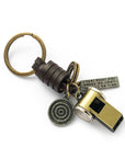 Women's Fashion Vintage Handwoven Leather Keychain