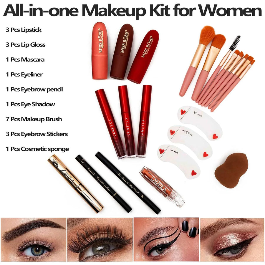 190 Colors Makeup Kit, Professional Makeup Kits for Women Full Kit