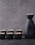 Sakura vintage sake set